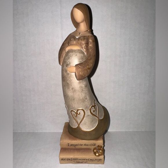 Legacy of Love Expectant Mother Figurine Kim Lawrence Baby Shower Christian 8” - Picture 1 of 7